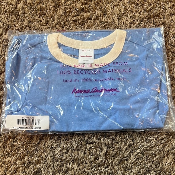 Hanna Andersson Other - NEW in package Hanna Andersson classic fit ringer t-shirt dutch blue size 3T